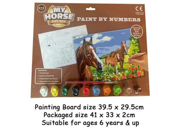 My Horse Paint By Numbers Art set, by A to A Toys